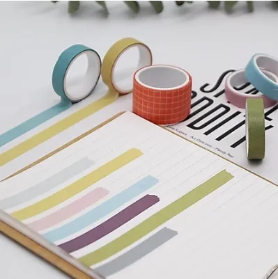 Pastel Washi Tape Sets aesthetic room decor under 100