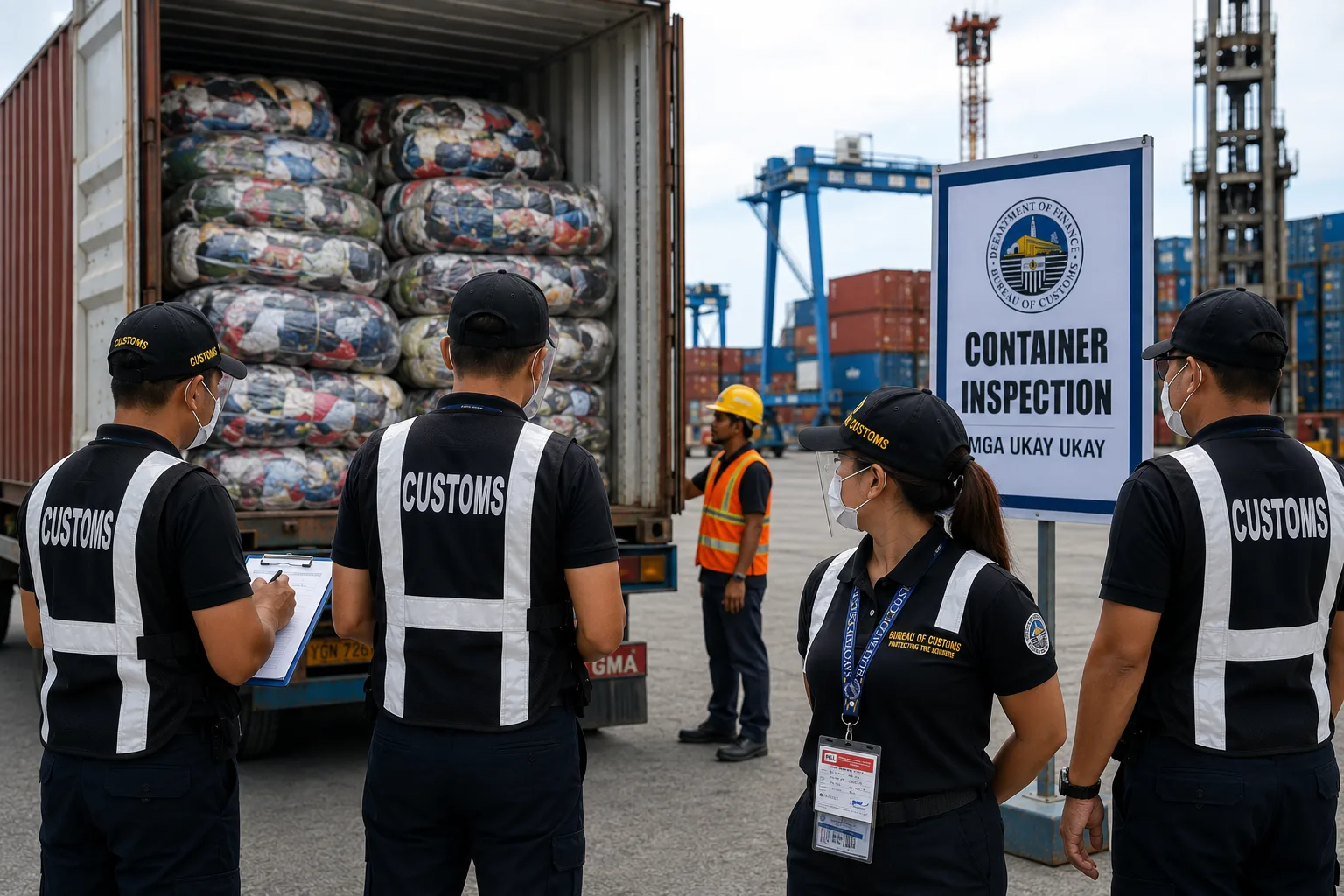 Bureau of Customs (BOC) INSPECTION para makaiwas sa ukay bale online scam