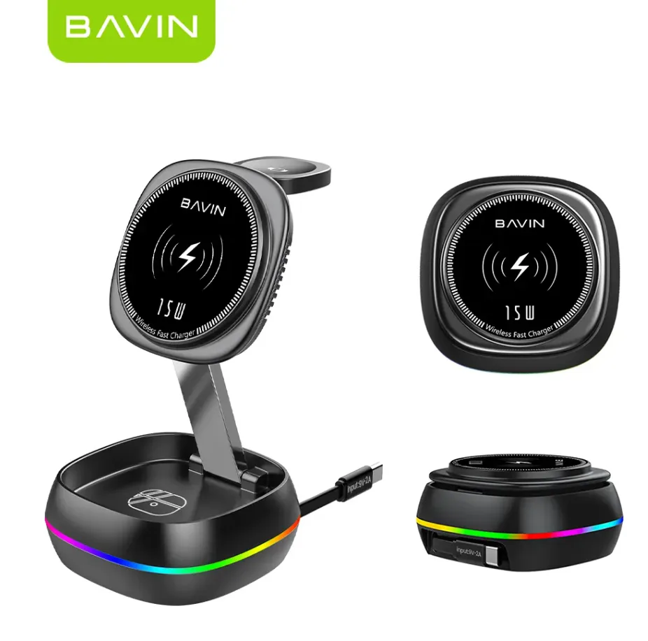 best tiktok shop finds 3-in-1 Wireless Charging Station