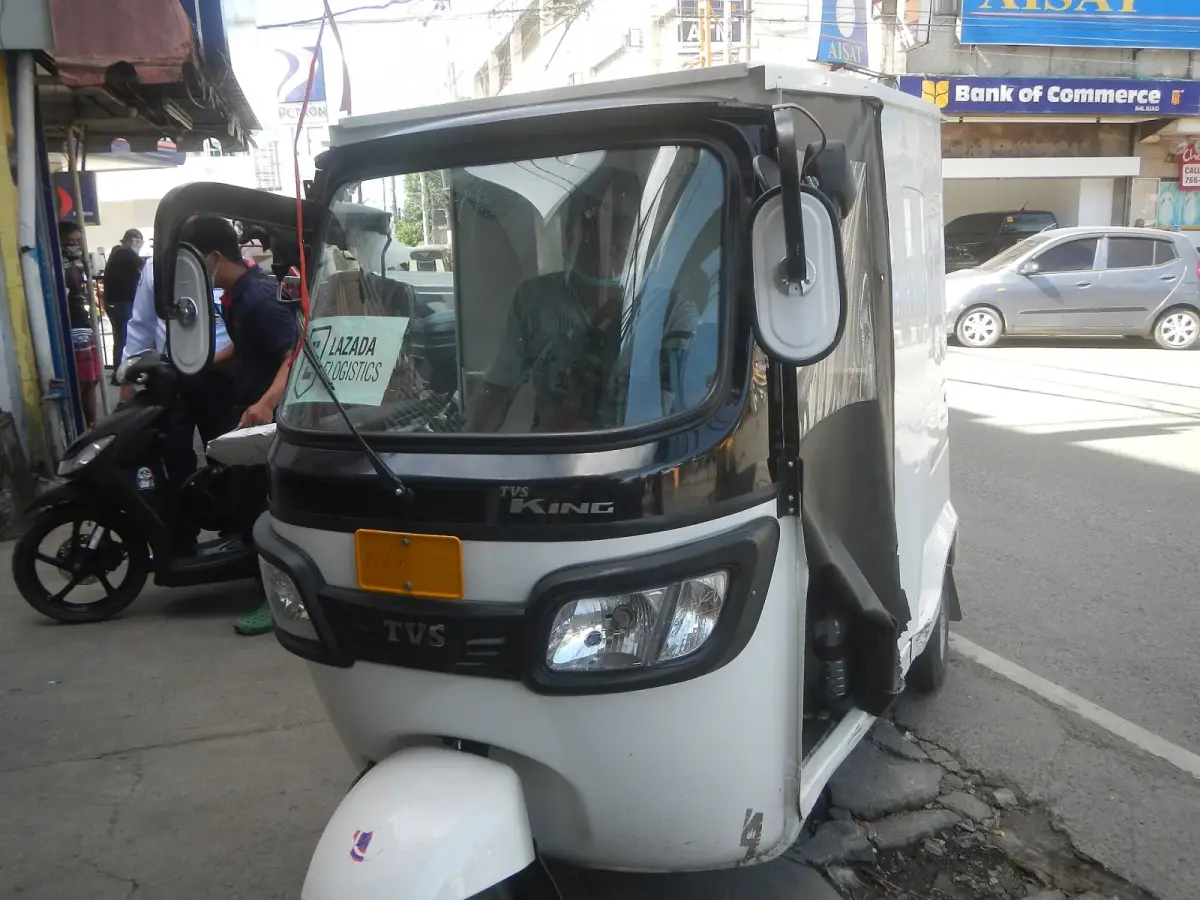 Lazada delivery e-trike in Baliuag, Bulacan